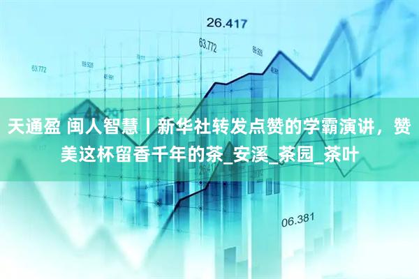 天通盈 闽人智慧丨新华社转发点赞的学霸演讲，赞美这杯留香千年的茶_安溪_茶园_茶叶