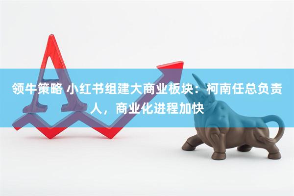 领牛策略 小红书组建大商业板块：柯南任总负责人，商业化进程加快