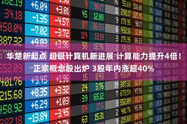 华楚新起点 超级计算机新进展 计算能力提升4倍！正宗概念股出炉 3股年内涨超40%