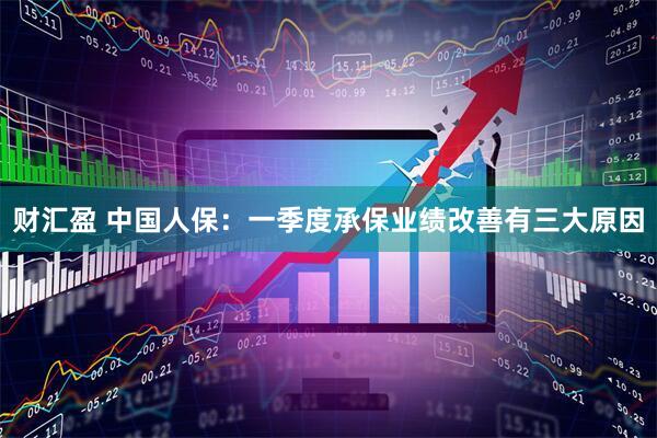 财汇盈 中国人保：一季度承保业绩改善有三大原因